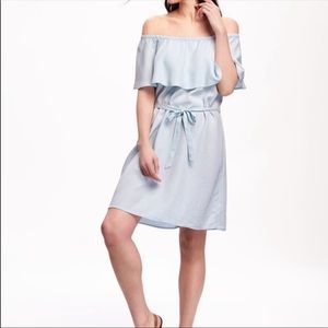 Old Navy- Off the Shoulder Chambray Dress